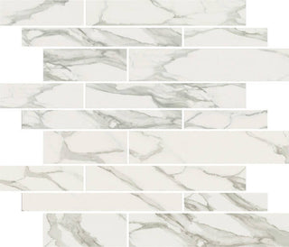 Mosaic Stratus Grigio Polished Muretto 12x12 Tile & Stone by Happy Floors