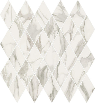 Mosaic Stratus Grigio Polished Rhomboid 12.5x13.5 Tile & Stone by Happy Floors