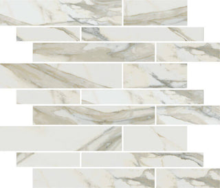 Mosaic Stratus Oro Natural Muretto 12x12 Tile & Stone by Happy Floors