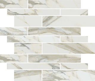 Mosaic Stratus Oro Polished Muretto 12x12 Tile & Stone by Happy Floors