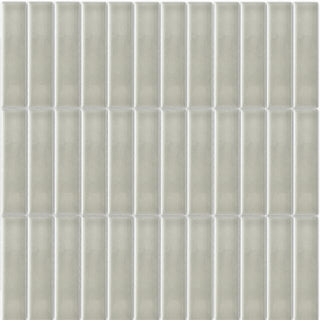 Mosaic Taupe Soldier Stack 12x12 by Happy Floors