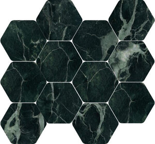 Mosaic Verde Natural Hexagon 12x13.5 by Happy Floors