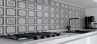 Mount Evans in Dolomite, Ocean Gray & Bianco Carrara Tile & Stone by Paradiso