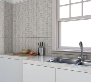 MUSE PEWTER PENCIL LINER Tile & Stone by Anthology Tile