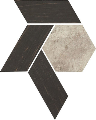 Native Blend Hexagon Hex Tile & Stone by American Olean