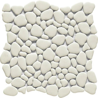 Natura Round - Eggshell Tile & Stone by Stanton