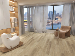Nebraska Oak 7.2"x48" Vinyl by LDZ Flooring