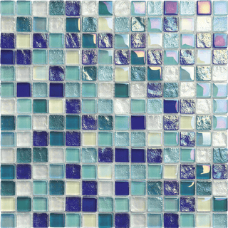 Neptune Blue Blend 1x1 Tile & Stone by Altoglass