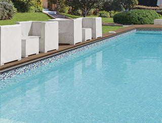 Neptune Blue Blend 1x2 Tile & Stone by Altoglass