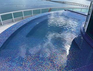 Neptune Cobalt 1x2 Tile & Stone by Altoglass