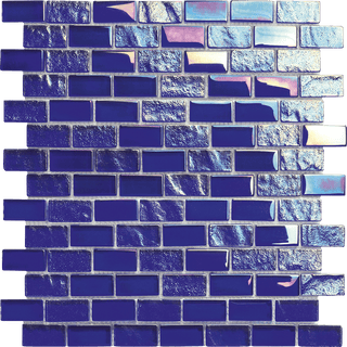 Neptune Cobalt 1x2 Tile & Stone by Altoglass