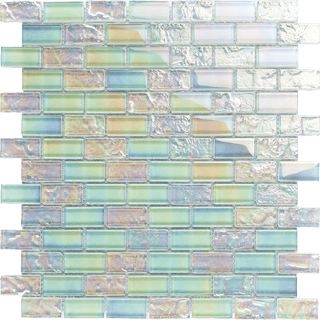 Neptune White 1x2 Tile & Stone by Altoglass