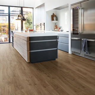 Newcastle oak brown Waterproof Laminate by Quickstep