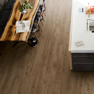 Newcastle oak brown Waterproof Laminate by Quickstep
