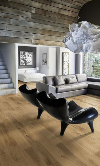 Oak Burgundy Engineered Hardwood by Kahrs