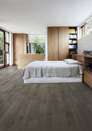 Oak Carbon Engineered Hardwood by Kahrs