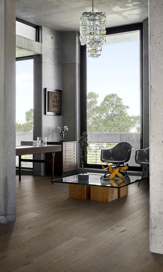 Oak Charcoal Light Plank Engineered Hardwood by Kahrs