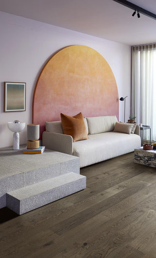 Oak Charcoal Light Plank Engineered Hardwood by Kahrs