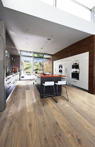 Oak Concrete Engineered Hardwood by Kahrs