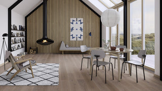 Oak India Grey Animoso, 14mm Castle Plank Engineered Hardwood by Boen