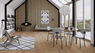Oak Medium Grey Animoso Mix, 14mm Castle Plank Engineered Hardwood by Boen
