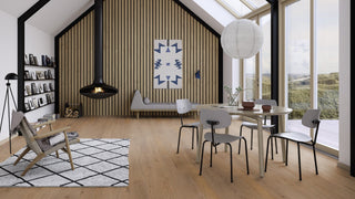Oak Medium Grey Animoso Mix, 14mm Plank 138 Engineered Hardwood by Boen