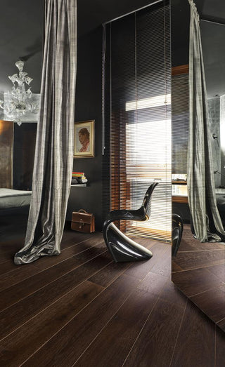 Oak Nouveau Black Engineered Hardwood by Kahrs
