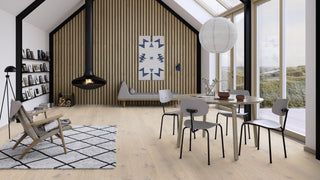 Oak Pale White Canyon, 15mm Chaletino Engineered Hardwood by Boen