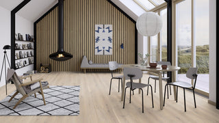 Oak Pale White Vivo, 13.2mm Plank 181 Engineered Hardwood by Boen