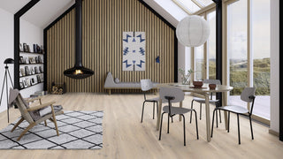Oak Pale White Vivo, 14mm Plank 181 Engineered Hardwood by Boen
