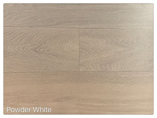 Oak Powder White Engineered Hardwood by Elgin Floors