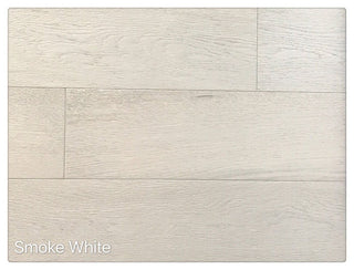 Oak  Smoke White 5" Engineered Hardwood by Elgin Floors