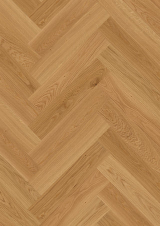 Oak Transparent Adagio, 14mm Herringbone Click 138, B - Plank Engineered Hardwood by Boen
