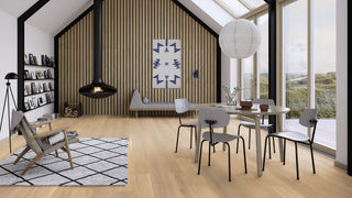 Oak Transparent Andante, 14mm Castle Plank Engineered Hardwood by Boen