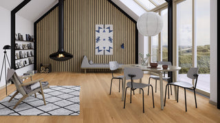 Oak Transparent Andante, 14mm Castle Plank Engineered Hardwood by Boen