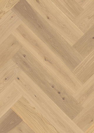Oak Transparent Animoso, 14mm Herringbone Click Castle, A - Plank Engineered Hardwood by Boen