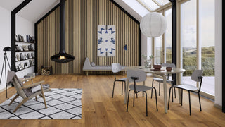Oak Transparent Semi Smoked Animoso, 14mm Castle Plank Engineered Hardwood by Boen