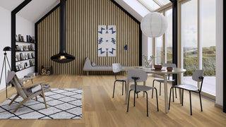 Oak Transparent Semi Smoked Animoso, 14mm Castle Plank Engineered Hardwood by Boen