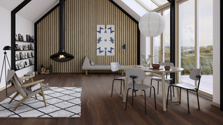 Oak Transparent smoked Andante, 14mm Plank 138 Engineered Hardwood by Boen
