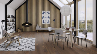 Oak Transparent smoked Andante, 14mm Plank 138 Engineered Hardwood by Boen