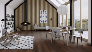 Oak Transparent smoked Andante Brushed, 14mm Plank 138 Engineered Hardwood by Boen