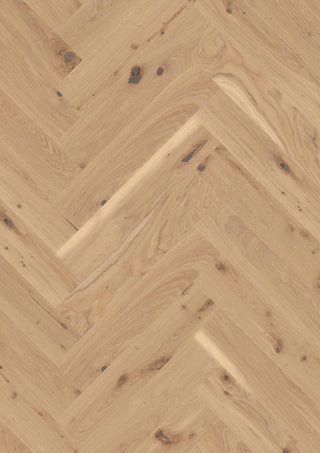 Oak Transparent Vivo, 14mm Herringbone Click 138, B - Plank Engineered Hardwood by Boen