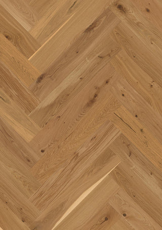 Oak Transparent Vivo, Herringbone T/G Engineered Hardwood by Boen