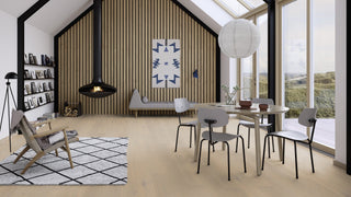 Oak Warm Cotton Animoso, 13.2mm Plank 181 Engineered Hardwood by Boen