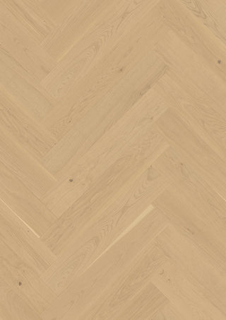Oak White Andante, Herringbone T/G Engineered Hardwood by Boen