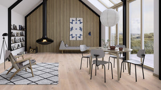 Oak White Nights Vivo, 14mm Castle Plank Engineered Hardwood by Boen