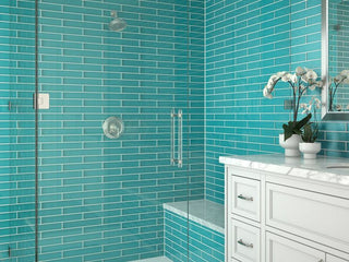 OCEAN SPARKLE TURQUOISE 2X12 Tile & Stone by Anthology Tile