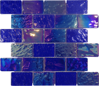 Pacific Dark Blue 2x3 Tile & Stone by Altoglass