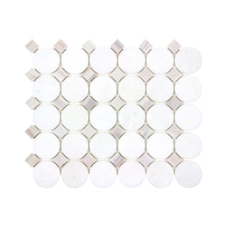 PALE BEIGE BUTTONS Tile & Stone by Anthology Tile