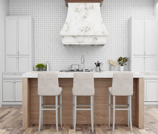 PALE BEIGE BUTTONS Tile & Stone by Anthology Tile